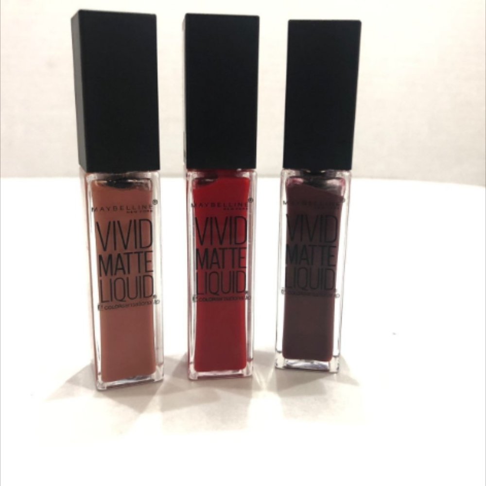 Maybelline Vivid Matte Liquid Lipsticks BUNDLE